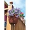 Emsco Group Post Planter, Permanent and Temp. Installation Options, Garden in Untraditional Spaces, Earth Brown 2465-1 - alternate 2